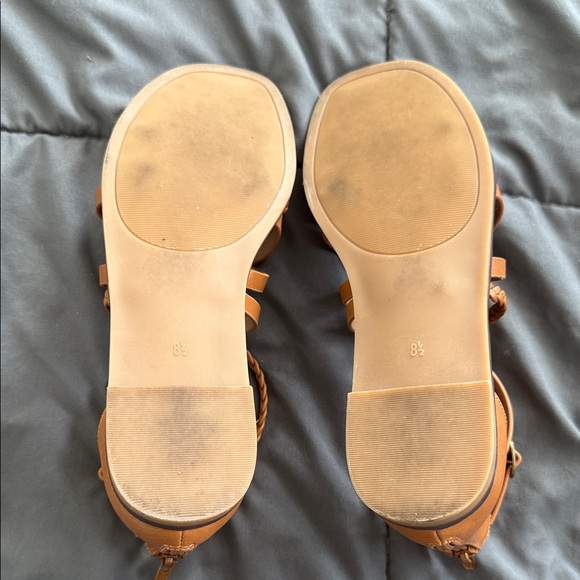 Maurices Women's Brown Braided Strap Sandals size 8.5 - Picture 5 of 6